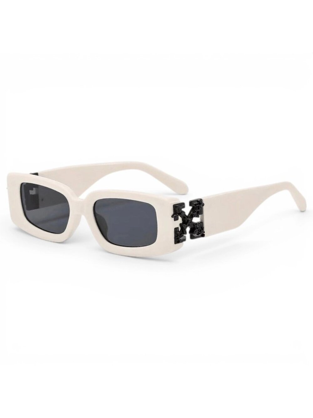 $895 Authentic OFF-WHITE Made in ITALY Unisex White Sunglasses 52*18-145